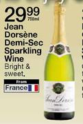 Jean Dorsene Demi-Sec Sparkling Wine-750ml