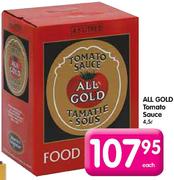 All Gold Tomato Sauce-4.5ltr Each