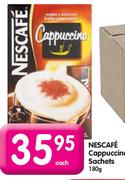 Nescafe Cappuccino Sachets-180g Each