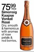 Simonsig Kaapse Vonkel Rose-750ml