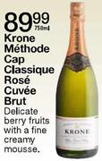 Krone Methode Cap Classique Rose Cuvee Brut-750ml