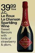 J.C. Le Roux La Chanson Sparkling Wine-750ml 