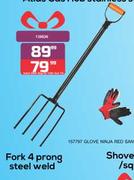 Fork 4 Prong Steel Weid