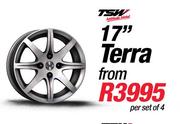 TSW 17" Terra Wheel-Per Set Of 4