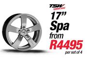 TSW 17" Spa Wheel-Per Set Of 4