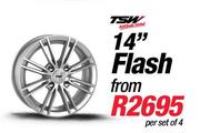 TSW 14" Flash Wheel-Per Set Of 4