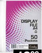 Croxley A4 Display File-50 Pockets
