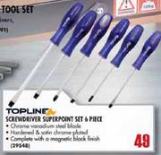 Topline Screwdriver Superpoint Set-6 Piece
