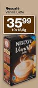 Nescafe Vanilla Latte-10x18.5g