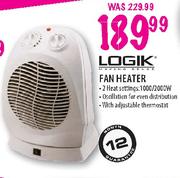 Logik Fan Heater-1000/2000W