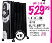 Logik 9 Fin Oil Heater