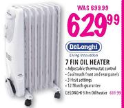DeLonghi 7 Fin Oil Heater