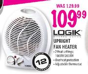Logik Upright Fan Heater-1000/2000W