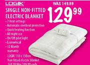 Logik Single Non Fitted Electric Blanket