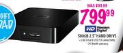 Western Digital 500GB Hard Drive-2.5"