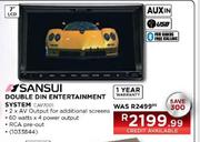 Sansui Double Din Entertainment System-CAV7001