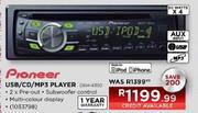 Pioneer USB/CD/MP3 Player-DEH4350