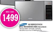 Samsung Mirror Finish Grill Microwave Oven-40 Ltr (MG402MADX)