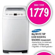 Samsung White Top Load Washing Machine-8kg (WA80G5DIP)
