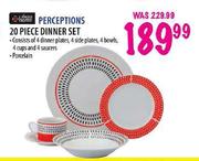 Always Home Perceptions Dinner Set-20 Piece