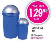 Filp Top Bin-50l