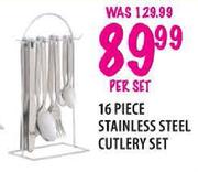 Stainless Steel Cutlery Set-16 Piece