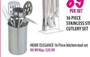 Home Elegance Kitchen Tool Set-16 Piece