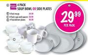Simple Chioce Dinner Plates-4 Pack