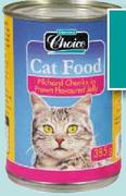 Checkers Choice Cat Food Beef Casserole/Pilehards & Prawn-385 Gm