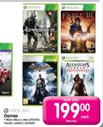 XBOX 360 Games-Each
