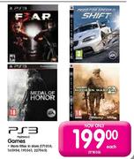 PS3 Games-Each