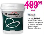 Homestead Roofpaint-20ltr Each