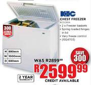 KIC Chest Freezer-300Ltr(KC0030A)