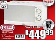 Defy Microwave-20Ltr-700W(DMO348)