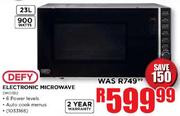 Defy Electronic Microwave-23Ltr-900W(DMO352)