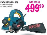 Ryobi Hand Planer-650W