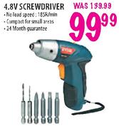 Ryobi 4.8V Screwdriver