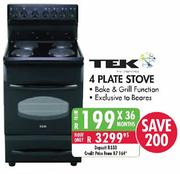 Tek 4 Plate Stove