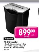 Fellowes P38 Shredder