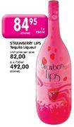 Strawberry Lips Tequila Liqueur-6 x 750ml