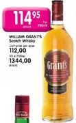 William Grant's Scotch Whisky-12 x 750ml