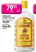 Gordon's London Dry Gin-12 x 750ml