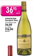 Zonnebloem Sauvignon Blanc-750ml