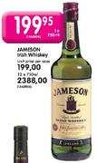 Jameson Irish Whiskey-750ml