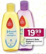 Johnson's Baby Shampoo Assorted-200Ml