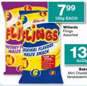 Willards Flings Assorted-150Gm