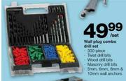 Wall Plug Combo Drill Set-300 Piece