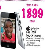 8GB iPod Touch (MC540)-Each