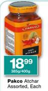 Pakco Atchar-385/400gm Each