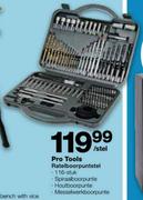 Pro Tools Ratelboorpuntstel-116 Stuk